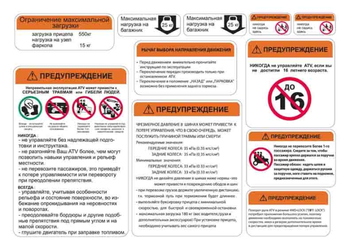 купить Наклейки из ПВХ самоклеющаяся (3M Ral 9003), комплект