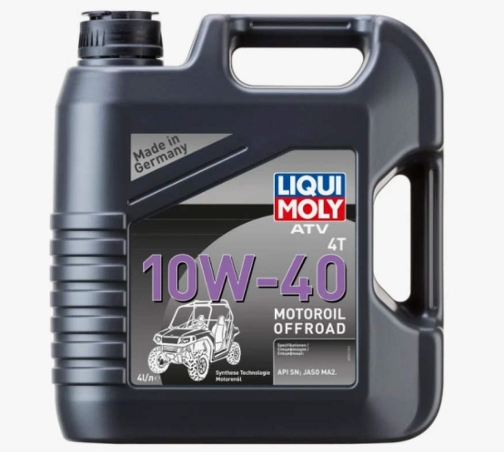 купить Моторное масло Liqui MolyATV 4T Motoroil Offroad 10W-40 SL (НС-синтетическое) 4л