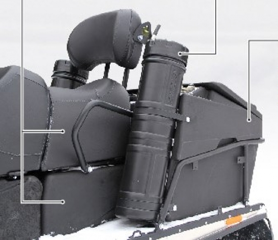 купить Тубус комплект для установки на снегоход и квадроцикл